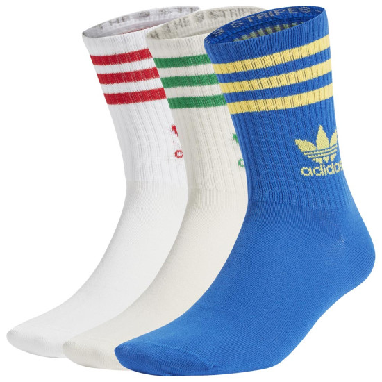 Adidas Κάλτσες Mid-Cut Crew Socks 3 pairs